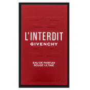 Givenchy L'Interdit Rouge Ultime Eau de Parfum voor vrouwen 35 ml