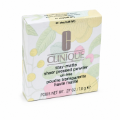 Clinique Stay Matte Sheer Pressed Powder puder z formułą matującą 01 Stay Buff 7,6 g