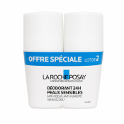 La Roche-Posay dezodorans 24H Physiological Roll-On Deodorant 2 x 50 ml