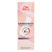 Wella Professionals Shinefinity Zero Lift Glaze professionele demi-permanente haarkleuring 010/6 Lavender Flash 60 ml