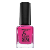 Dermacol 5 Day Stay Nail Polish lac de unghii 17 Pink Affair 11 ml