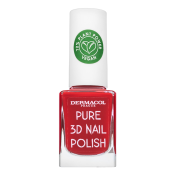 Dermacol Pure 3D Nail Polish lac de unghii 04 Poppy Red 11 ml