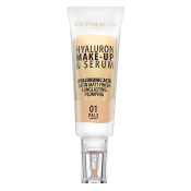 Dermacol Hyaluron Make-up & Serum make-up met Hyaluronzuur 01 Pale 25 g