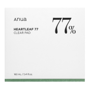 Anua Heartleaf 77% Tonikos párnácskák Clear Pad 160 ml
