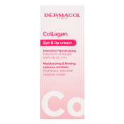 Dermacol Collagen crema de umplere Eye & Lip Intensive Rejuvenating Cream 15 ml