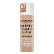 Dermacol Infinity Healthy Glow Foundation make-up voor Stralende Huid 03 Sand 20 g