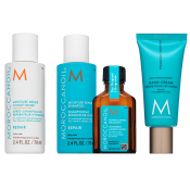 Moroccanoil Travel Repair Set sada s regeneračným účinkom 70 ml + 70 ml + 40 ml + 25 ml