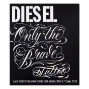Diesel Only The Brave Tattoo Eau de Toilette bărbați Extra Offer 4 125 ml