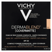 Vichy Dermablend Covermatte base de maquillaje en polvo con efecto mate 35 Sand 9,5 g