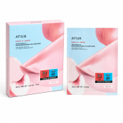 Anua Peach 70 + Niacin Feuchtigkeitsspendende Tuchmaske Brightening Collagen Mask 4 x 38 g