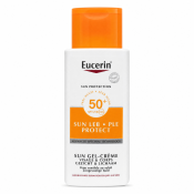 Eucerin Sun Protection Bräunungscreme SPF50+ Sun LEB PLE Protect Sun Gel-Créme 150 ml