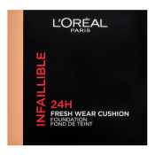 L´Oréal Paris Infaillible Fresh Wear Cushion Foundation дълготраен компактен фон дьо тен 120 Warm
