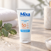 Mixa beschermende crème Hyaluronic Acid Daily Invisible SPF Cream SPF50 50 ml