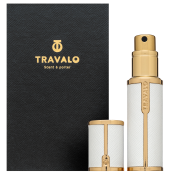 Travalo Milano 5 ml sticluta reincarcabila cu atomizer unisex 5 ml White & Gold