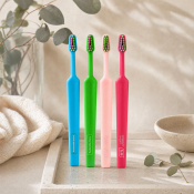 TePe Colour Compact spazzolino da denti Toothbrush 4 pcs Extra Soft
