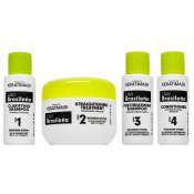 Placenta Life Keratimask Brazilian Straightening Kit kit met keratine om het haar steil te maken 240 ml