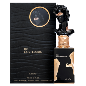 Lattafa His Confession parfemska voda za muškarce Extra Offer 3 100 ml