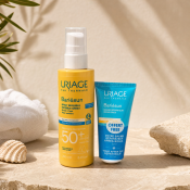 Uriage Bariésun kit para un bronceado perfecto Invisible Spray SPF 50+ + After Sun Repair Balm 200 ml + 50 ml