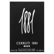 Cerruti 1881 Black Eau de Toilette da uomo 100 ml