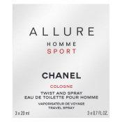 Chanel Allure Homme Sport Cologne set voor mannen Set I. 20 ml