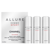 Chanel Allure Homme Sport Cologne set voor mannen Set I. 20 ml