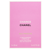Chanel Chance Eau Fraiche - Refill toaletná voda pre ženy 3 x 20 ml