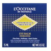 L'Occitane Immortelle Précieuse Energising Eye Balm világosító és fiatalító krém szemkörnyék 15 ml