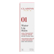 Clarins Eau á Lévres Water Lip Stain ajakfény mattító hatásért 01 Rose Water 7 ml
