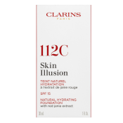 Clarins Skin Illusion Natural Hydrating Foundation fondotinta liquido con effetto idratante 112 Amber 30 ml