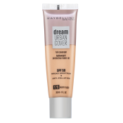 Maybelline Dream Urban Cover Full Coverage Lightweight Protective Make-up SPF50 tekutý make-up 128 Warm Nude 30 ml
