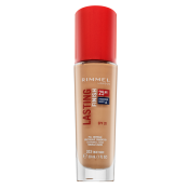 Rimmel London Lasting Finish 25HR SPF20 Full Coverage Lightweight Foundation Flüssiges Make Up für eine einheitliche und aufgehellte Gesichtshaut 303 30 ml