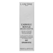Lancôme L'Absolu Rouge Drama Matte Lipstick barra de labios con efecto mate 507 Dram'atic 3,4 g