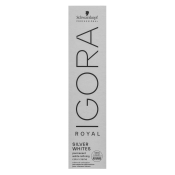 Schwarzkopf Professional Igora Royal SilverWhite Permanent White Refining Color Creme professionele permanente haarkleuring voor platinablond en grijs haar Slate Grey 60 ml