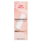 Wella Professionals Shinefinity Zero Lift Glaze professionele demi-permanente haarkleuring 06/07 Deep Walnut 60 ml
