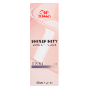 Wella Professionals Shinefinity Zero Lift Glaze professionele demi-permanente haarkleuring 09/61 Iced Platinum 60 ml