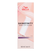 Wella Professionals Shinefinity Zero Lift Glaze professionele demi-permanente haarkleuring 07/81 Smoky Opal 60 ml