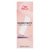 Wella Professionals Shinefinity Zero Lift Glaze profesionální demi-permanentní barva na vlasy 08/98 Silver Pearl 60 ml