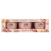 Yankee Candle Pink Cherry Vanilla votívna sviečka 3 x 37 g