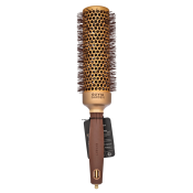 Olivia Garden Expert Blowout Shine Round Brush Wavy Bristles Gold & Brown 45 mm Cepillo para el cabello