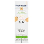 Pharmaceris F Mineral Dermo-Foundation SPF30 Natural szépítő fluid az egységes és világosabb arcbőrre 30 ml