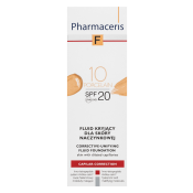 Pharmaceris F Capilar-Correction Fluid SPF20 Porcelain szépítő fluid az egységes és világosabb arcbőrre 30 ml
