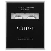 Nanolash DIY Eyelash Extensions Starter Kit Set zur Wimpernverlängerung für zu Hause Innocent
