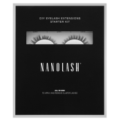 Nanolash DIY Eyelash Extensions Starter Kit Set zur Wimpernverlängerung für zu Hause Charm