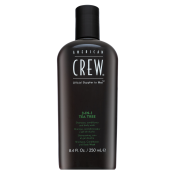 American Crew 3-in-1 Tea Tree shampoo, conditioner en douchegel voor dagelijks gebruik 250 ml