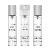 Chanel Allure Homme Sport - Refill Eau de Toilette bărbați 3 x 20 ml