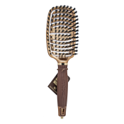 Olivia Garden NanoThermic Flex Boar haarborstel met Wild Zwijn Borstelharen