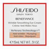 Shiseido Benefiance oční krém Wrinkle Smoothing Eye Cream 15 ml