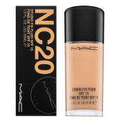 MAC Studio Fix Fluid Foundation SPF15 dlouhotrvající make-up pro sjednocenou a rozjasněnou pleť NC20 30 ml