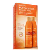 Kativa Post Brazilian Straightening Shampoo + Conditioner készlet a haj keratinnal való egyenlítése után 2 x 225 ml