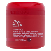 Wella Professionals Brilliance Treatment maska za tanke barvane lase 150 ml